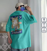 Áo thun tay phông unisex form rộng Mèo Ly thời trang nam nữ oversize - Man Clothes