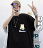 Áo thun tay phông unisex form rộng Mèo Ly thời trang nam nữ oversize - Man Clothes