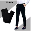 Quần tây âu nam vải tuyết mưa ống côn cao cấp co giãn phong cách Hàn Quốc - Man Clothes