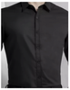 Áo Sơ Mi Nam Trơn Basic Đen vải Cotton thấm hút, chống nhăn form Slimfit - Man Clothes
