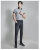 Áo Polo Trơn Phối Bo Màu Xám Nhạt Vải Cotton - Man Clothes