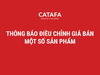 THÔNG BÁO ĐIỀU CHỈNH GIÁ BÁN LẺ MỘT SỐ SẢN PHẨM