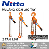 Pa lăng xích lắc tay Nitto 2 tấn