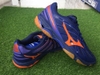 Giày Cầu Lông Mizuno WAVE HURRICANE 3 màu Xanh cam