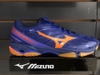 Giày Cầu Lông Mizuno WAVE HURRICANE 3 màu Xanh cam