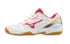 Giày cầu lông Mizuno Sky Blaster - Trắng đỏ vàng