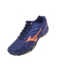 Giày Cầu Lông Mizuno WAVE HURRICANE 3 màu Xanh cam