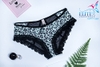Quần Lót Nữ Elite Phối Ren Họa Tiết Báo