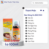 Siro Ban Nóng BẢO NHI Hương Cam (Chai 100ml). Hỗ Trợ Thanh Nhiệt, Giải Độc, Giảm Mẩn Ngứa, Phát Ban & Dị Ứng Cho Trẻ