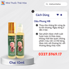 Dầu Phong HB - Giảm Sưng Ngứa Côn Trùng Đốt - Chiết Xuất Thiên Nhiên - An Toàn Cho Bé. Chai 10ml