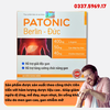 Viên Giải Độc Gan PATONIC - Berlin Đức. Tăng Cường Chức Năng Gan. Hổ Trợ Men Gan Cao, Gan Nhiễm Mỡ