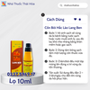 Cồn Hổ Trợ Hắc Lào Lang Ben Hadiphar (Lọ 10ml) – Giải Pháp Nấm Da & Ngứa Ngoài Da Chuẩn GMP-WHO
