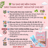 Siro Thanh Nhiệt NOVATOP (Hộp 10 Gói x 10ml) – Mát Gan, Giảm Rôm Sảy, Mẩn Ngứa, Nhiệt Miệng Cho Bé Từ 1 Tuổi