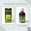 Thông phế Phúc Hưng - Giảm ho, tan đàm - Hổ trợ tốt cho người viêm phế quản cấp và mãn tính chai 250ml
