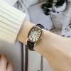 Đồng hồ nữ dây da chữ nhật số