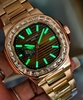 Patek cơ nam dây đúc