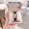 DZG nữ dây da mặt vuông đính đá