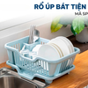 Rổ Úp Bát - Khay Kệ Đựng Chén Bát Dĩa Đũa Muỗng Có Khay Hứng Nước Tiện Lợi  3535 aladanh-net-vn