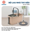 Bộ lau nhà xoay 360 độ, chiếu cao linh hoạt ,di chuyển thuận tiện, bông lau sợi nhỏ làm sạch nhanh  aladanh-net-vn