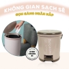 Thùng Rác Nhựa Nắp Tròn Đạp Chân 5 L, 10L Cao Cấp Việt Nhật, Thùng Rác Đạp Chân Văn Phòng, Nhà Bếp Tiện Lợi [GIÁ SỈ]