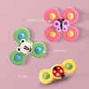 Set 3 đồ chơi con quay spinner hình côn trùng vui nhộn cho bé, bộ 3 chong chóng dính tường cho bé