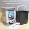 Thùng rác bật nắp Size Nhỏ Nhựa Việt Nhật, Thùng đựng rác văn phòng, phòng bếp có nắp đậy (MS: 8040) – 01251
