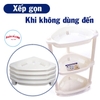 Kệ góc tam giác 2 tầng, 3 tầng Việt Nhật (5562), Kệ để đồ phòng tắm, nhà bếp, đựng gia vị đa năng -Buôn rẻ 01405