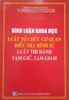 Bình luận khoa học luật tổ chức cơ quan điều tra hình sự luật thi hành tạm giữ, tạm giam