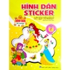 Sách - Combo 5 quyển Hình dán Sticker & Bé Tập tô màu - Hình dán dễ thương (Ngẫu nhiên khác tập)
