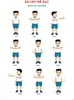 BỘ TRANH GIÁO DỤC THỂ CHẤT TIỂU HỌC: CÁC TƯ THẾ VẬN ĐỘNG CƠ BẢN