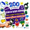 Sách - 200 Stickers Dán Hình Rèn Luyện Tư Duy Logic cho Bé 3-8 tuổi (Bộ 7 quyển)