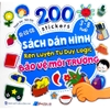 Sách - 200 Stickers Dán Hình Rèn Luyện Tư Duy Logic cho Bé 3-8 tuổi (Bộ 7 quyển)