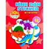 Sách - Combo 5 quyển Hình dán Sticker & Bé Tập tô màu - Hình dán dễ thương (Ngẫu nhiên khác tập)