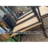 Bàn giáo viên chân sắt mặt gỗ ghép