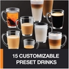 Máy pha Cafe KRUPS EA8918, Làm sạch tự động, chức năng 2 ly, Màn hình cảm ứng One Touch