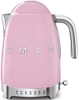 Ấm Đun Nước Siêu Tốc Smeg KLF04PKEU Pink, Chỉnh Nhiệt, 2400W