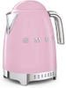 Ấm Đun Nước Siêu Tốc Smeg KLF04PKEU Pink, Chỉnh Nhiệt, 2400W