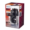 Máy xay cà phê Philips Grind và Brew HD7769/00 (có máy xay, hẹn giờ, ngăn chứa đôi) bằng thép không gỉ, màu đen