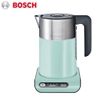 Ấm đun nước không dây Bosch TWK8612P, dung tích 1,5 lít, màu Đen, Chất liệu Thép không gỉ