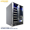TỦ BẢO QUẢN RƯỢU - CIGAR SIDE BY SIDE KOCHER KCWEU-3338, DUNG TÍCH 120L, MÀU INOX