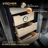 TỦ BẢO QUẢN RƯỢU - CIGAR SIDE BY SIDE KOCHER KCWEU-3338, DUNG TÍCH 120L, MÀU INOX