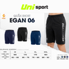 Quần Short Lửng Egan 6 Đen
