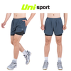 Quần Short Thể Thao 2 Lớp Just Play Breeze Xám