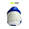 Giày Đá Banh Bata Warrior Ráp Đế Rằn Ri TF - Trắng Xanh