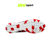 Giày Đá Banh Bata Warrior Ráp Đế Rằn Ri Trắng Đỏ TF
