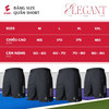 Quần Short Thể Thao Egan Elegant Đen Tím