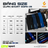 Quần Short Dù Egan 5 Sọc Trắng
