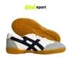 Giày Đá Banh Futsal Bata Warrior Đế IC - Trắng Tím