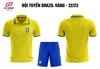 Áo Đá Bóng CP Brasil Vàng 22/23