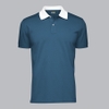 Áo Polo Guni CSPL Xanh Cổ Vịt Phối Trắng